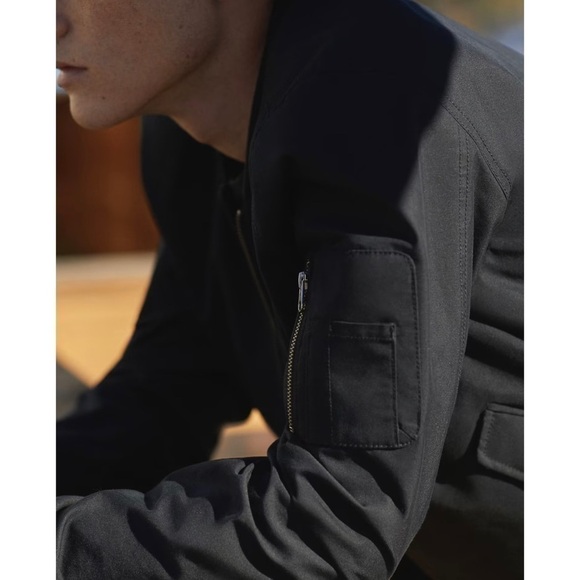 NEW EVERLANE Recycled Canvas Water Resistant Utility Bomber Flight Jacket M - Picture 10 of 12